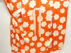 アンティーク　紋錦紗楓模様単衣振袖用長襦袢